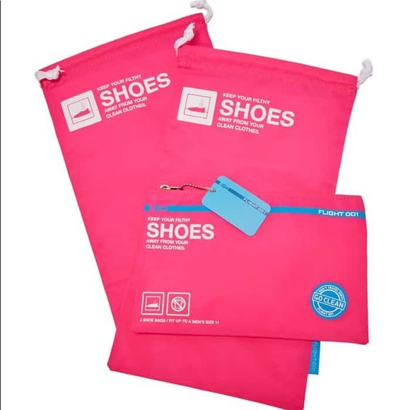 BNWT Flight 001 Hot Pink Heel Bags - Picture 13 of 16